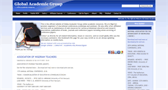 Desktop Screenshot of globalacademicgroup.com